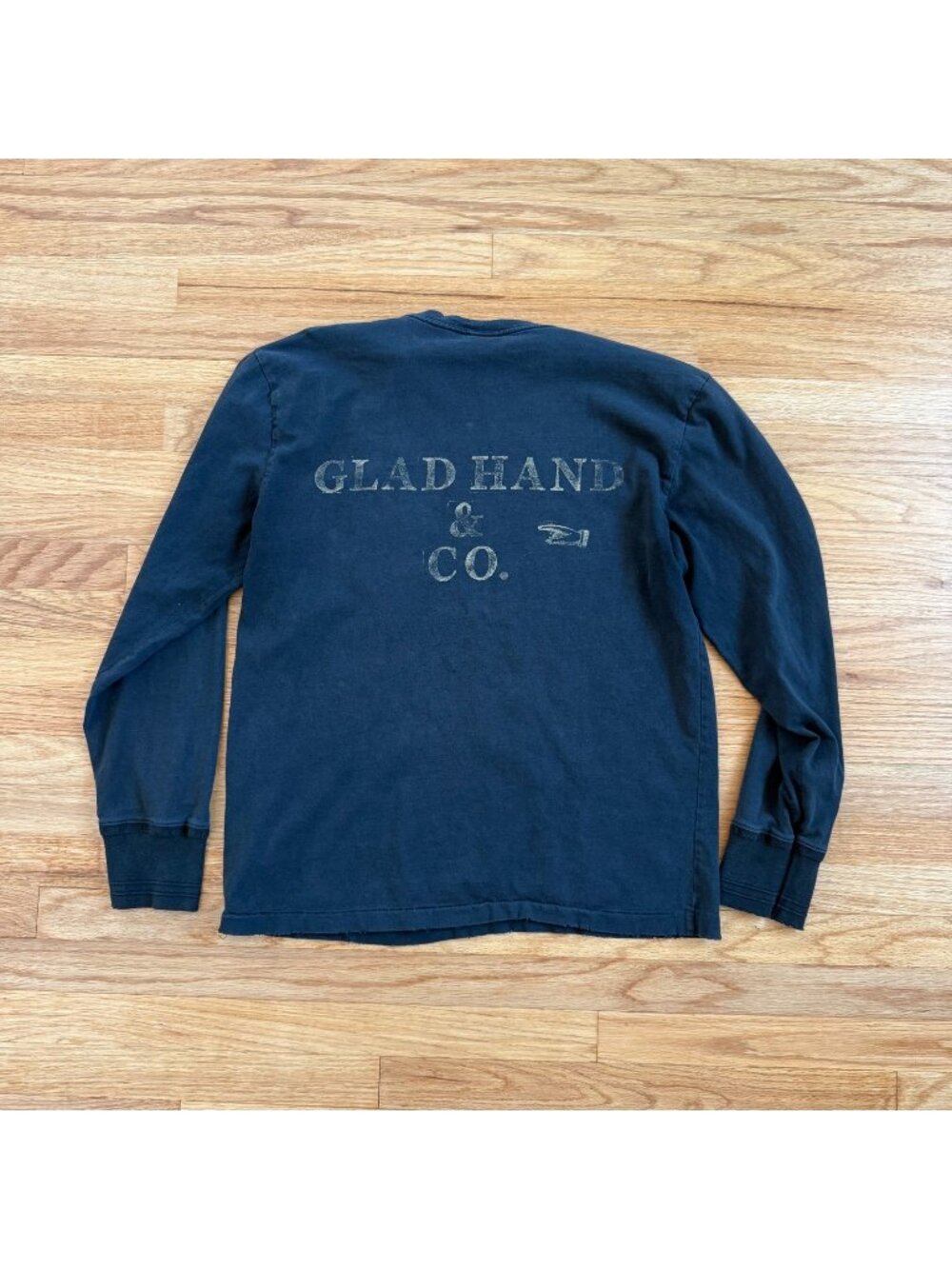 Glad Hand Co. Japan Distressed Long Sleeve T-Shirt Large